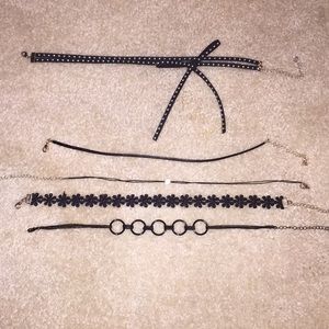Black Choker Set